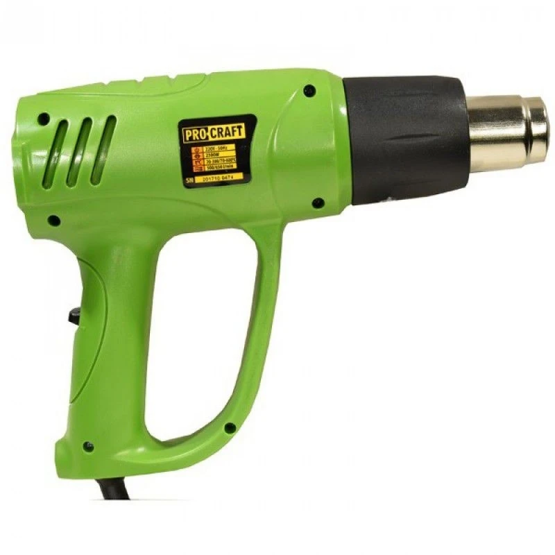 Suflantă cu aer cald industrială procraft ph2300e, temperatură 70–600 °c, reglare temperatură: da 4