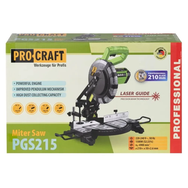 Fierăstrău de debitat la unghi procraft pgs 215 10