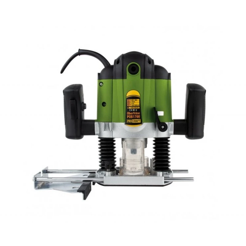 Freză electrică procraft pob1700, putere consumată 1700 w, include micrometru și mânere vinilice 6