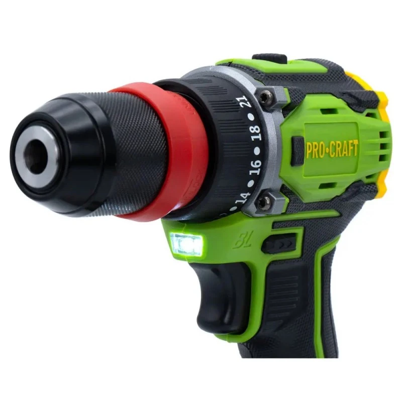 Шуруповерт procraft pa18pro с dfr патроном 7