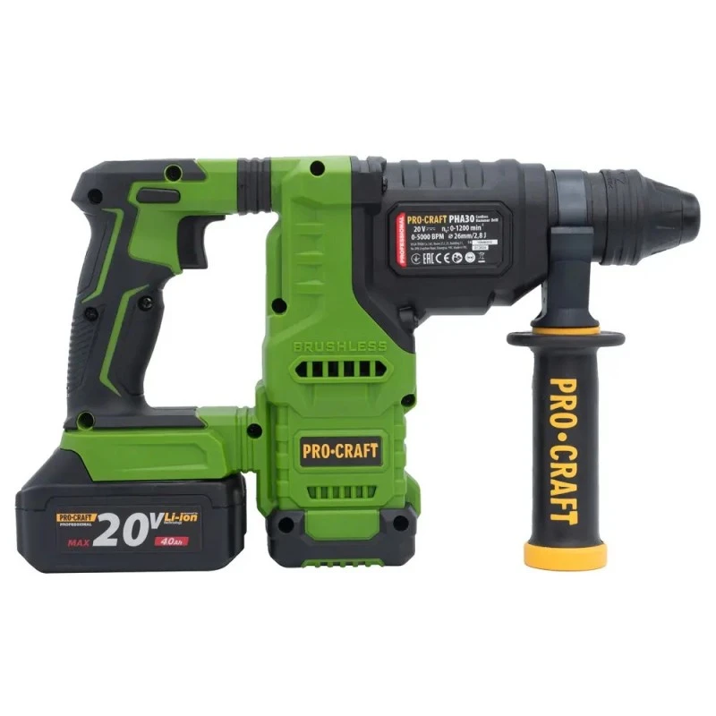 Ciocan rotopercutor cu acumulator procraft pha30 3