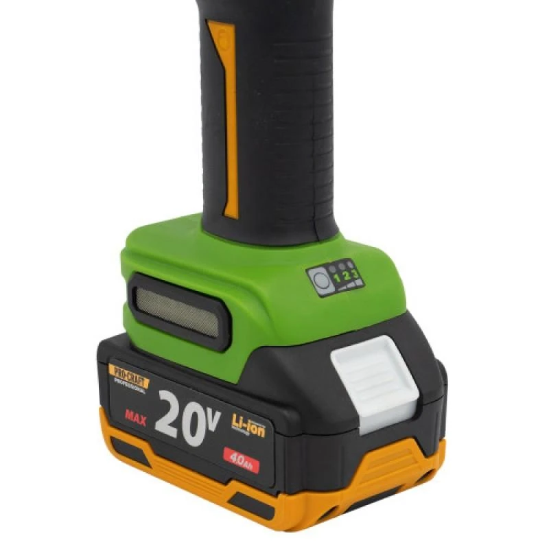 Polizor unghiular cu acumulator procraft pwa220 (1 acumulator 4 ah) 3