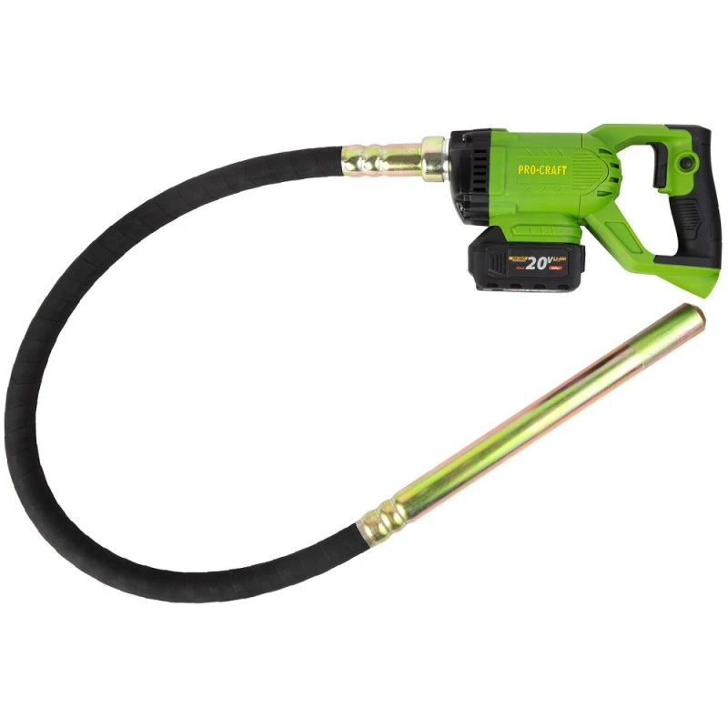 Vibrator pentru beton procraft cv 20 (cu lance 1,5 m) (fără acumulator și încărcător) 5