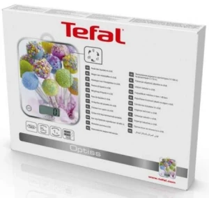 Электронные кухонные весы  tefal optiss décor, разноцветный Thumbnail 3