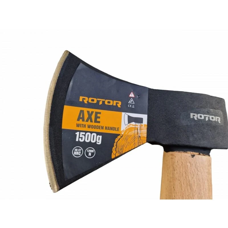 Топор rotor 613 с деревянной ручкой 1500 г 3