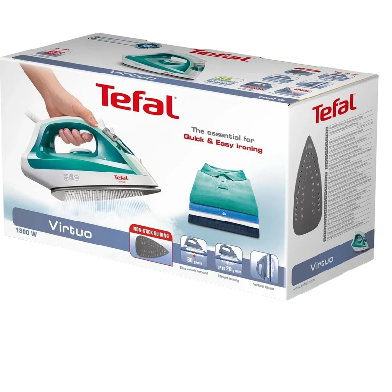 Fier de călcat tefal fv1710e0, 1800w, turcoaz 5