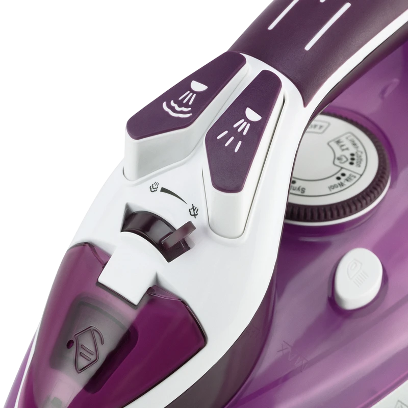 Утюг vitek vt-1246, 2400вт, фиолетовый 8