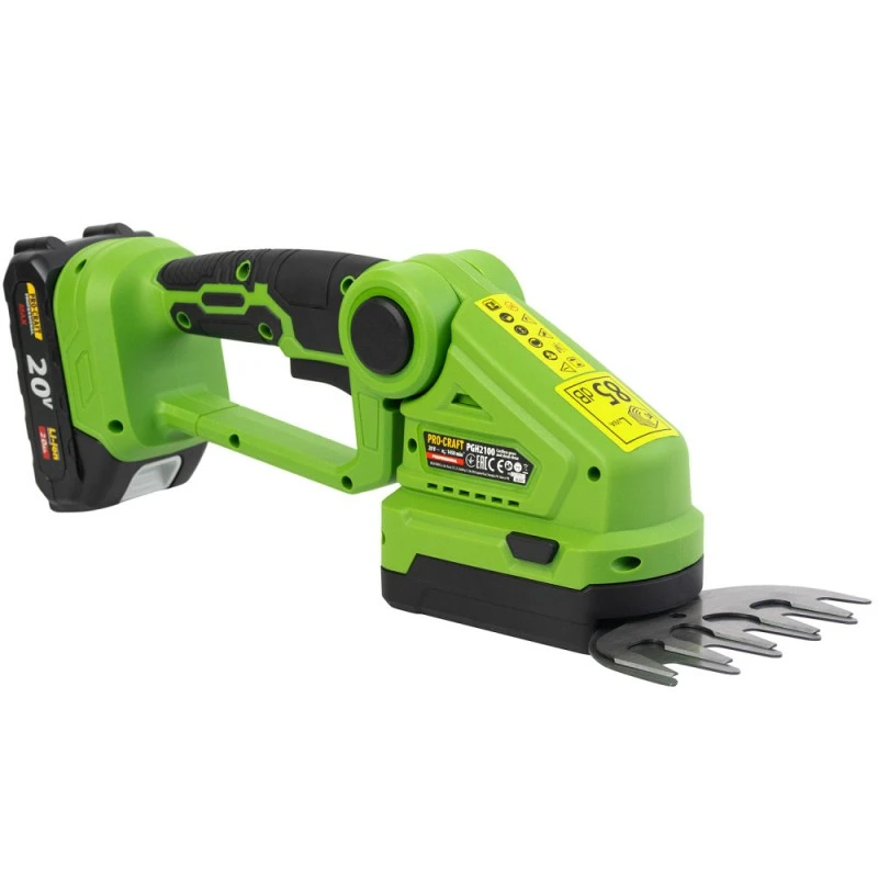 Foarfecă pentru iarbă și gard viu cu acumulator procraft pgh2100 2