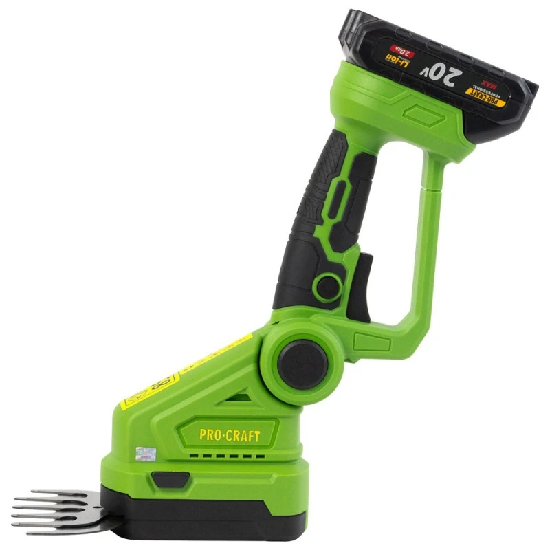 Foarfecă pentru iarbă și gard viu cu acumulator procraft pgh2100 3