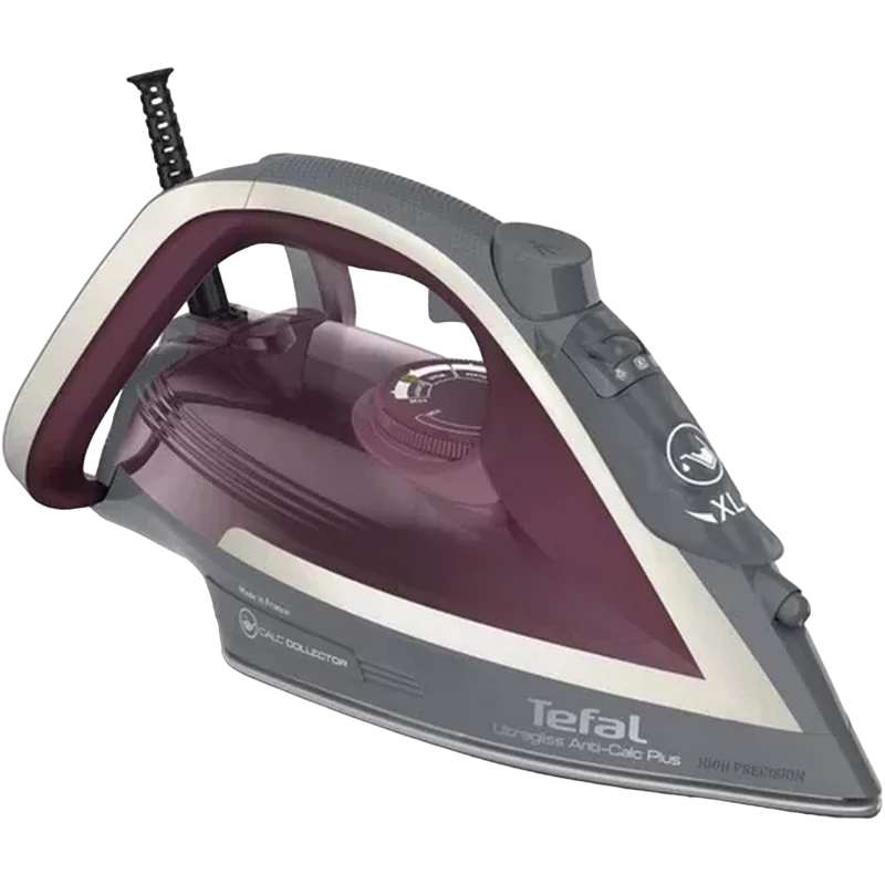 Fier de călcat tefal fv6840e0, 2800w, bordo gri 12