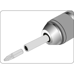 Переходник для бит шестигранный 1/4" 60 мм yato Thumbnail 2