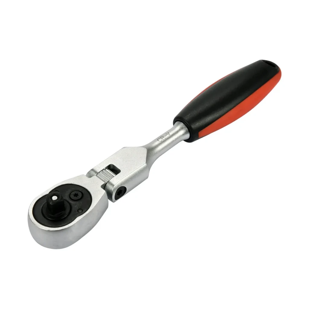 Ключ трещотка с шарниром 1/4" din3122 159 мм yato 2