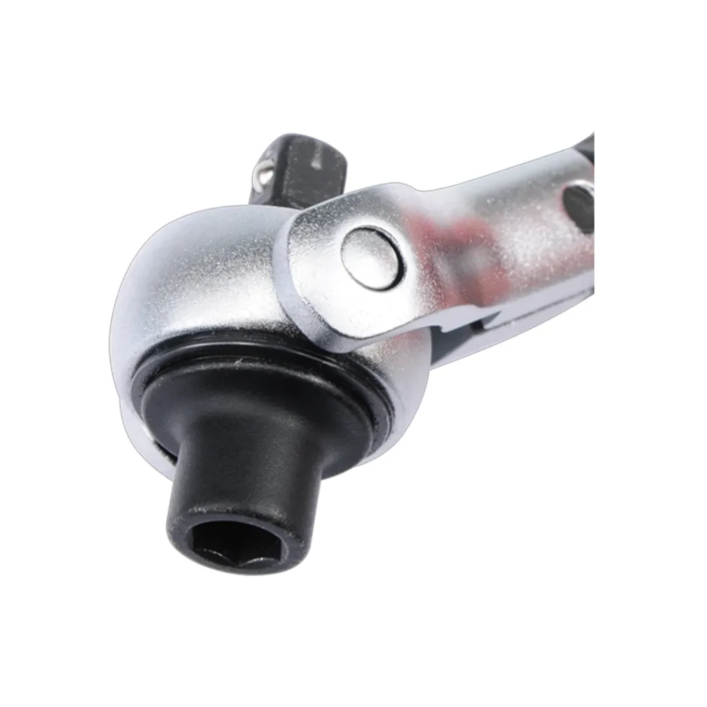 Трещотка с поворотной головкой 1/4" din3122 115 мм yato 4