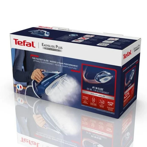 Fier de călcat tefal fv5770e0, 2700 w, albastru | alb 9