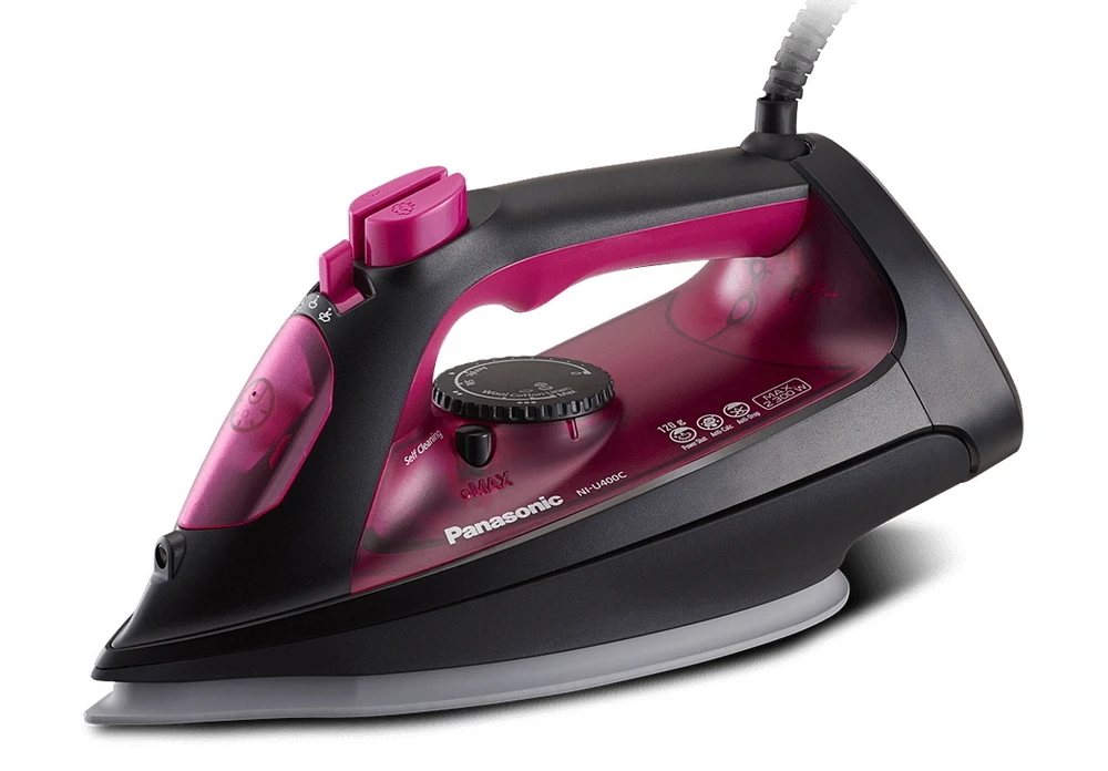 Утюг panasonic ni-u400c, 2300вт, бордовый 11
