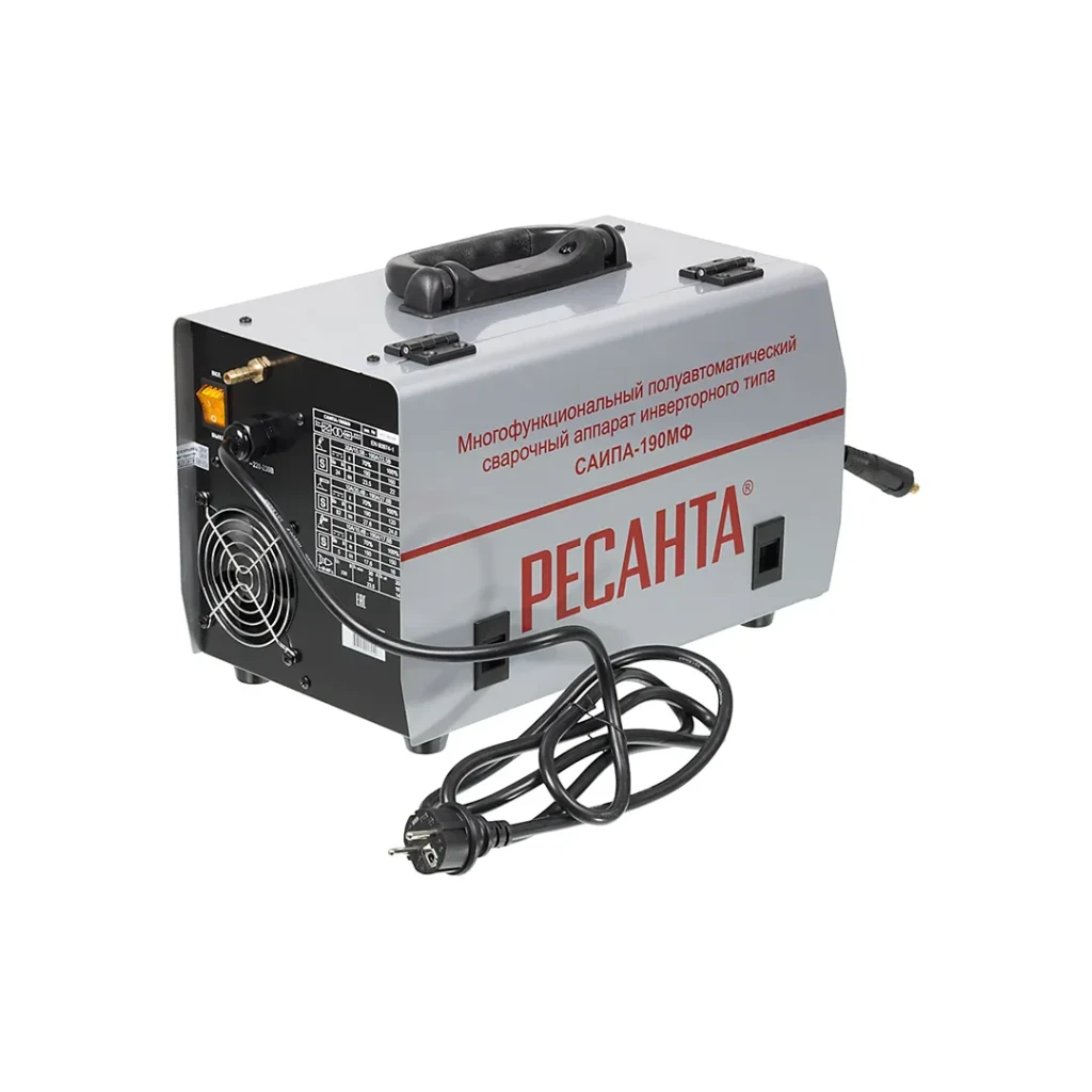 Aparat de sudat semiautomat саипа-200мф mig/mag/tig 190 a 6.8 kw 230 v resanta 3