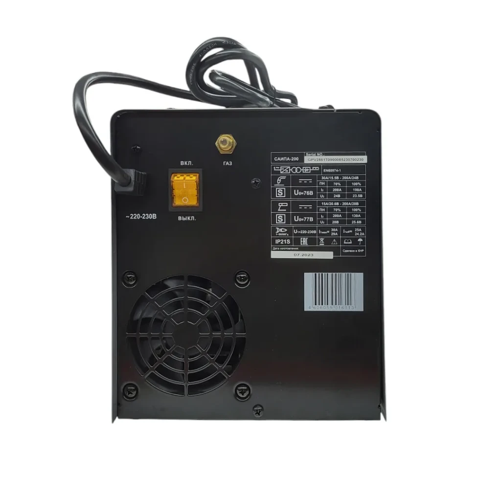 Aparat de sudat semiautomat saipa-200 mig/mag 30 - 200 a 6.9 kw 220 - 240 v resanta 3