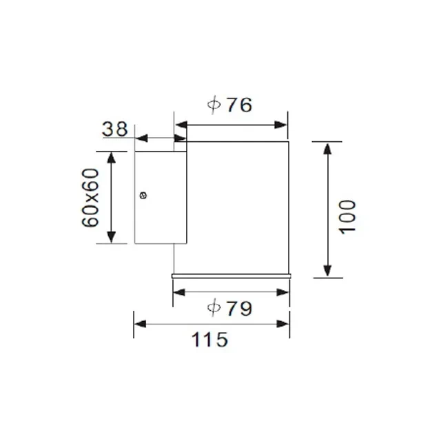 Aplică led cali 7 w smd 450 lm 220 - 240 v ip44 trio 2