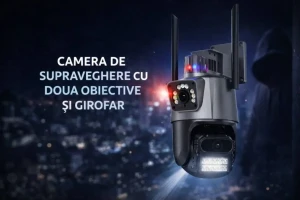 Camera de supraveghere cu  doua obiective si gerofar ( jt-9687)
