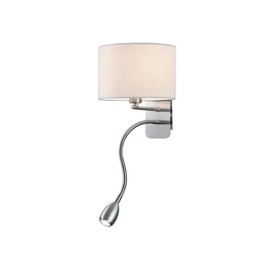 Настенный светодиодный светильник hotel 40 вт + 3.2 вт e14 + smd ip20 3000 k 220 - 240 в trio