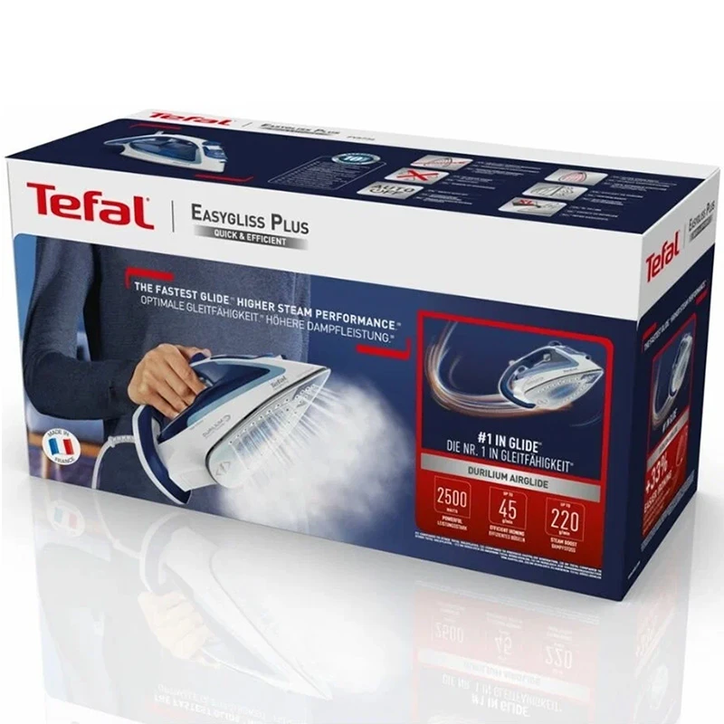 Утюг tefal fv5736e0, 2500вт, синий 8