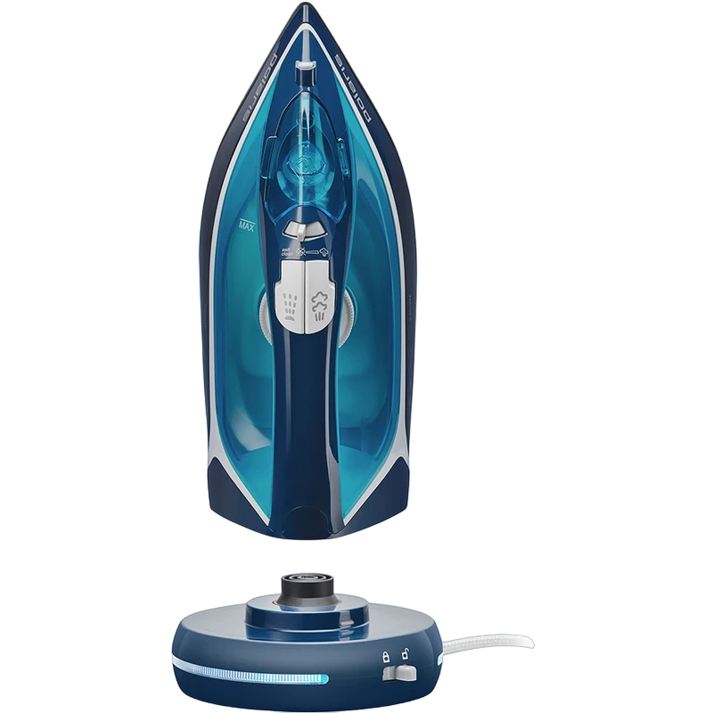 Fier de călcat polaris pir 2444k, 2400w, albastru/alb 6