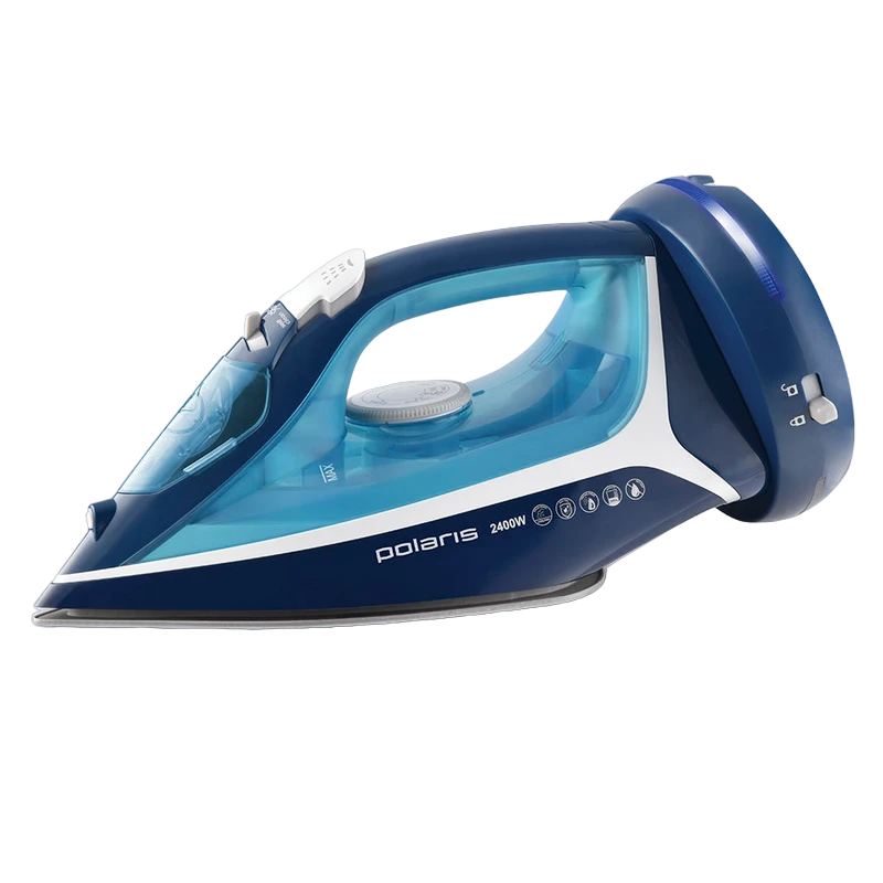Fier de călcat polaris pir 2444k, 2400w, albastru/alb 2