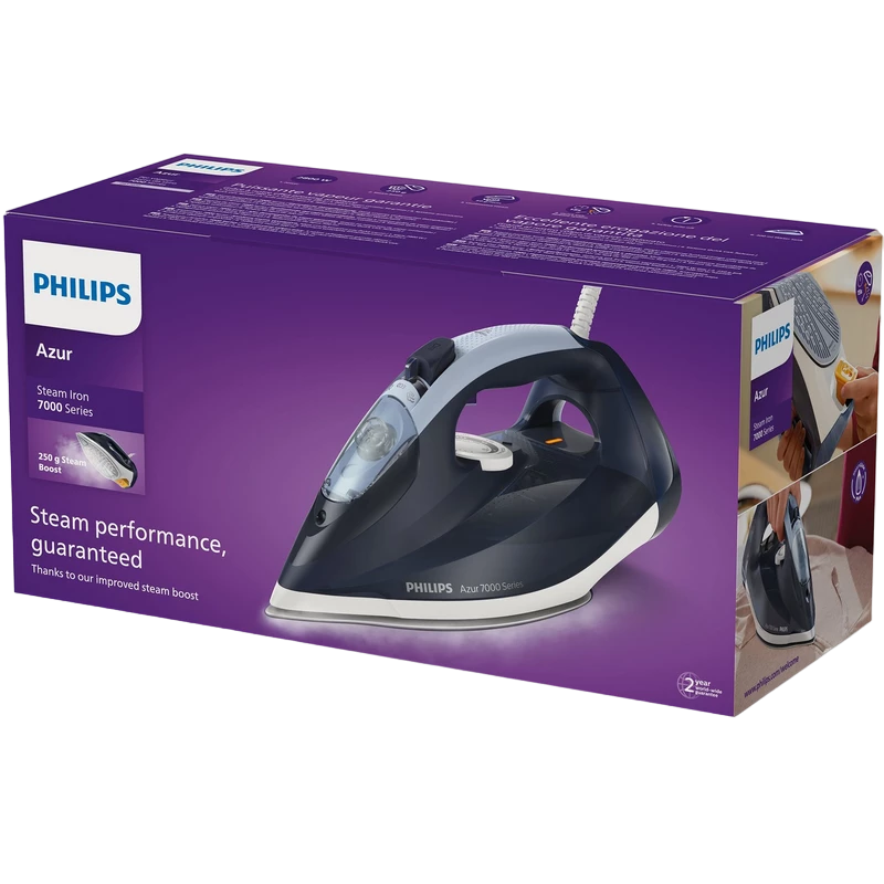 Утюг philips dst7041/20, 2800вт, синий 6