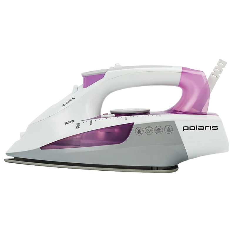 Утюг polaris pir2685ak, 2600вт, фиолетовый | белый 4