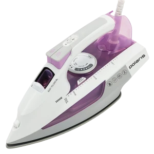 Утюг polaris pir2685ak, 2600вт, фиолетовый | белый