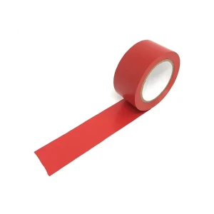 Bandă de avertizare js150r 0.15 x 50 mm x 24 m roșu elmos