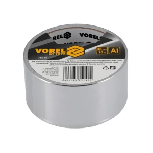 Алюминиевая клейкая лента 75140 10 m x 48 мм алюминий vorel