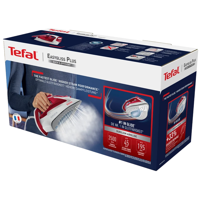 Утюг tefal fv5717e0, 2500вт, красный 5
