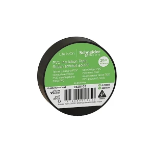 Изолента imt38203 20 m x19mm чёрный schneider-electric