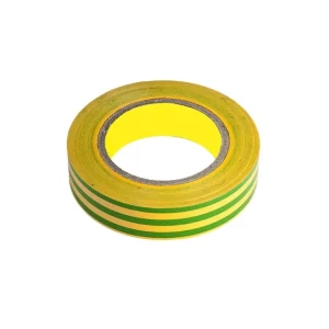 Bandă izolantă kasan phv 15 mm x 20 m galben/verde