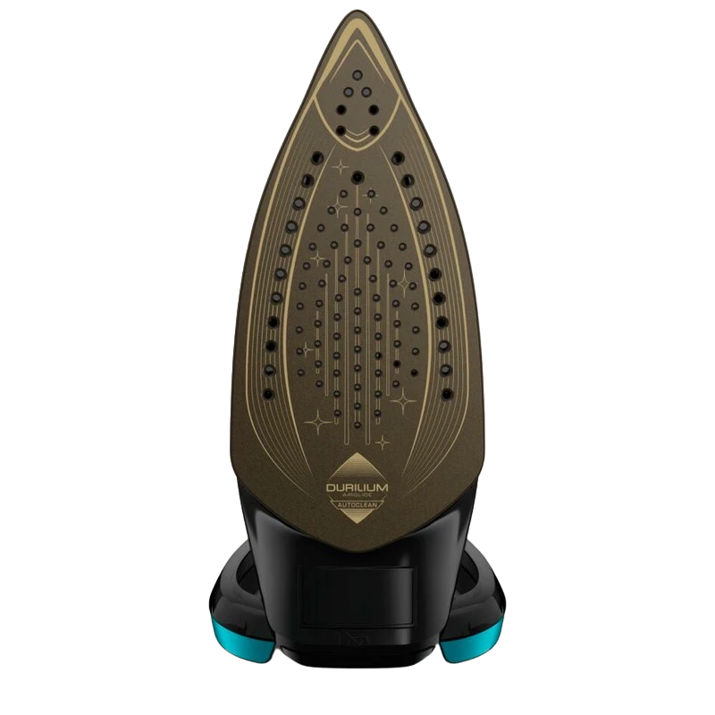 Утюг tefal fv8066e0 , 3000вт, чёрный/бирюзовый 3