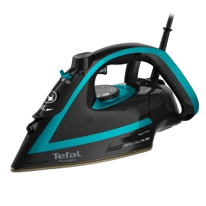 Fier de călcat tefal fv8066e0 , 3000w, negru/turcoaz