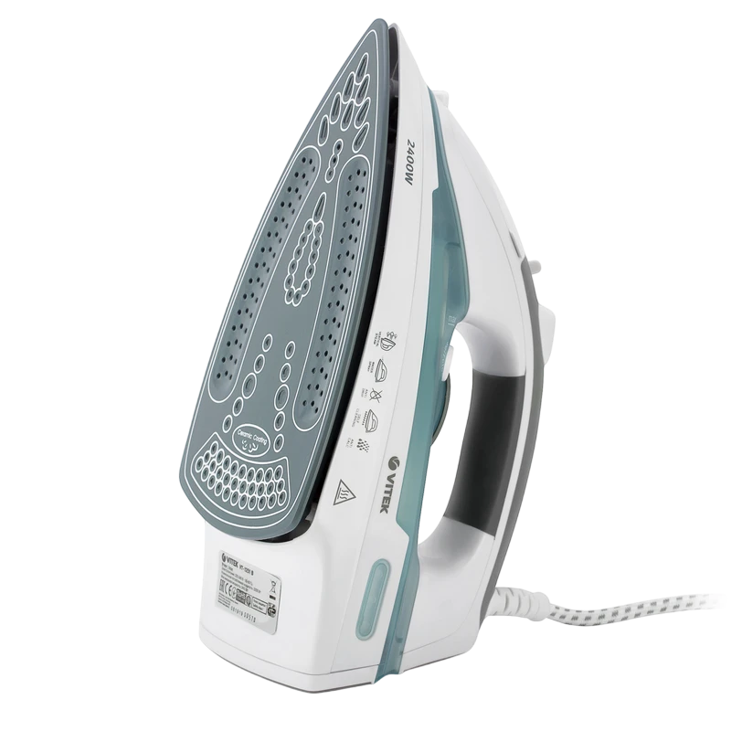 Утюг vitek vt-1251, 2400вт, синий | белый 3
