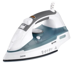 Утюг vitek vt-1251, 2400вт, синий | белый