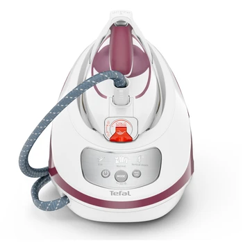 Утюг с парогенератором tefal sv9201e0, 2800вт, розовый 5