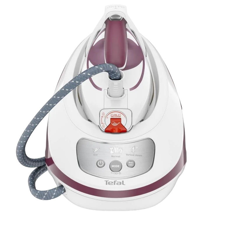 Утюг с парогенератором tefal sv9201e0, 2800вт, розовый 2