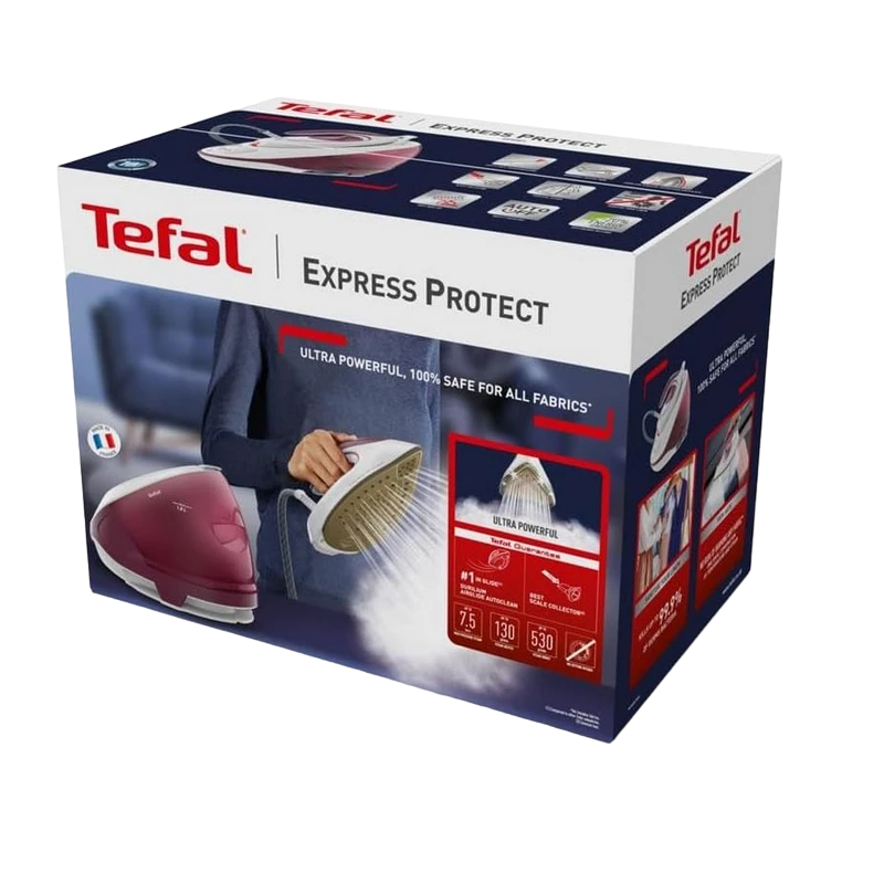 Утюг с парогенератором tefal sv9201e0, 2800вт, розовый 13