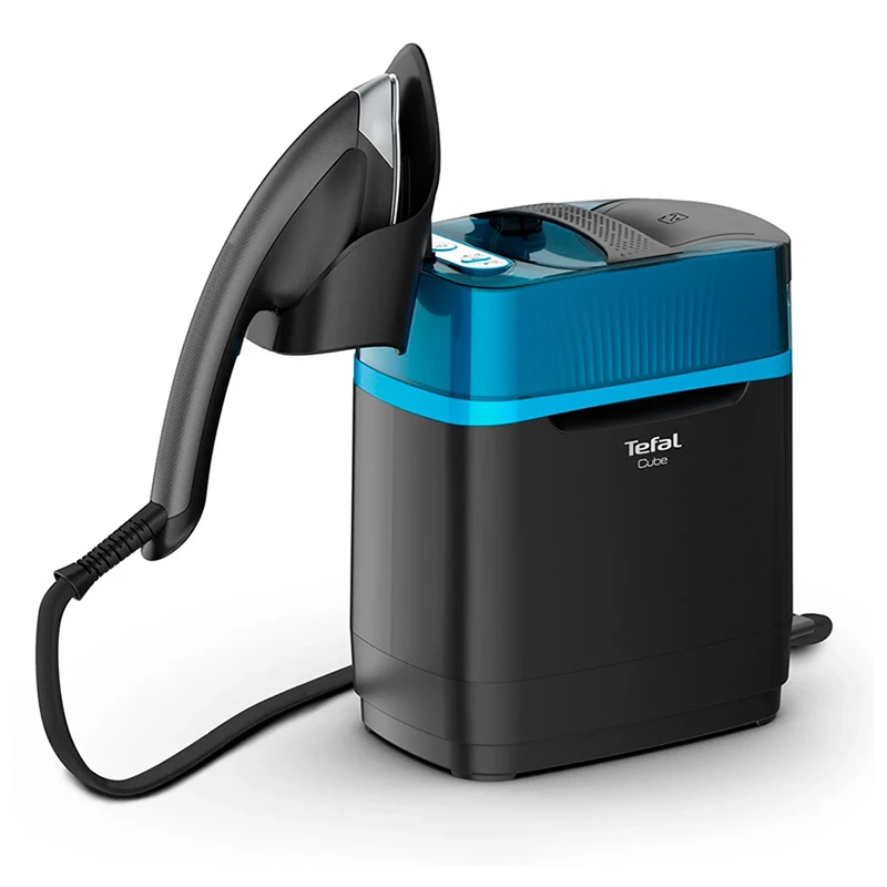 Утюг с парогенератором tefal ut2020e0, черный синий 10