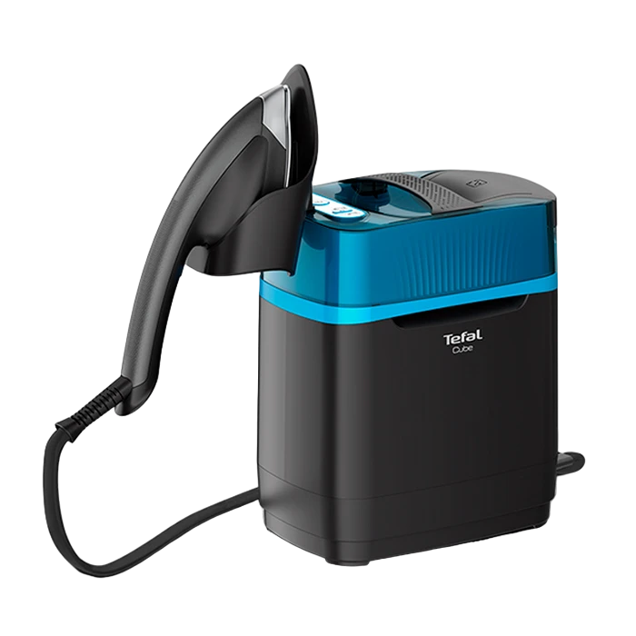 Утюг с парогенератором tefal ut2020e0, черный синий 9