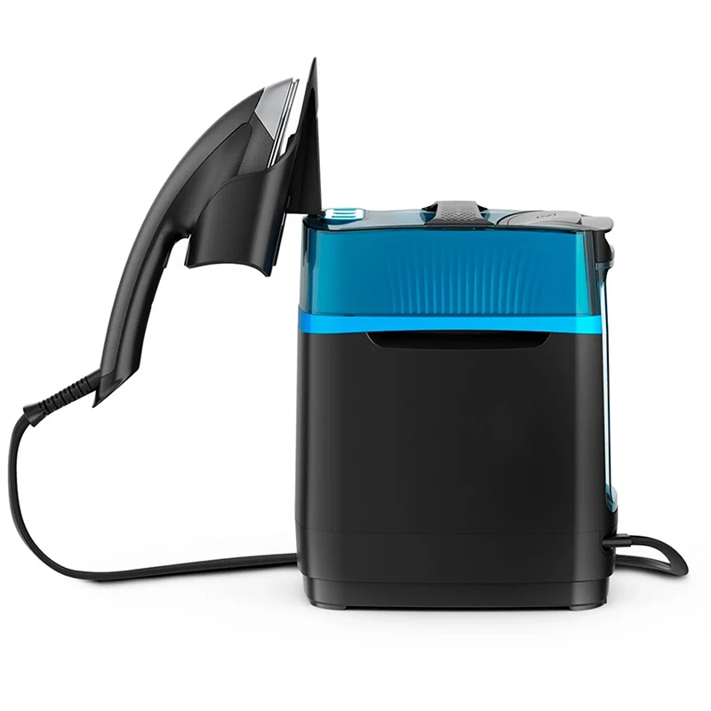 Утюг с парогенератором tefal ut2020e0, черный синий 3