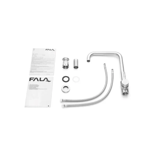 Смеситель для кухни steely 2 35 см нержавеющая сталь fala 2