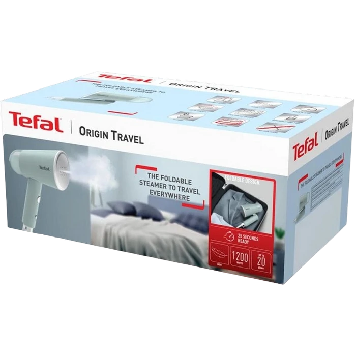 Aparat de călcat vertical cu aburi tefal dt1034e1, albastru deschis 3