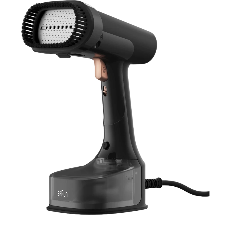 Aparat de călcat vertical cu aburi braun gs 7077 bk, negru 4