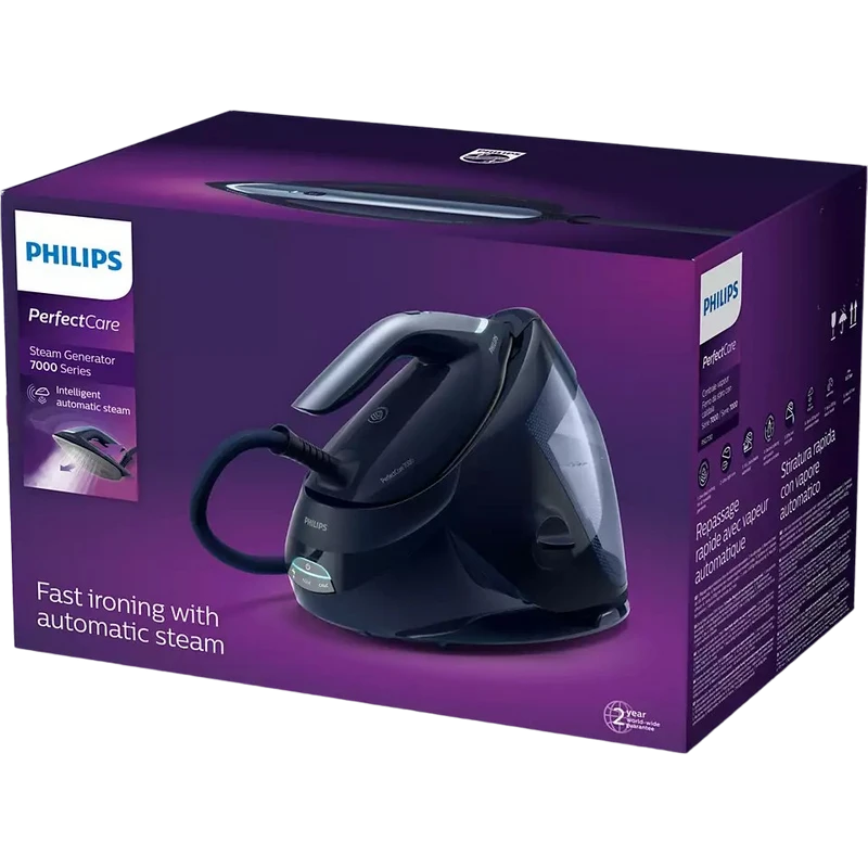 Утюг с парогенератором philips psg7130/20, 2100вт, синий 3