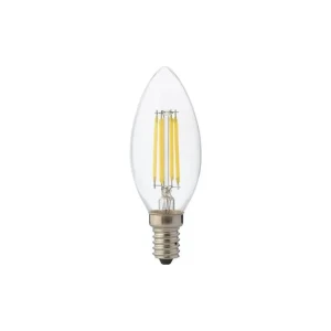 Лампа светодиодная филаментная horoz candle-4 4 вт e14 4200 k 320 лм 220 - 240 в
